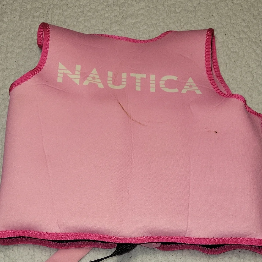 Nautica Pink Kids Swim Vest - Picture 2 of 6